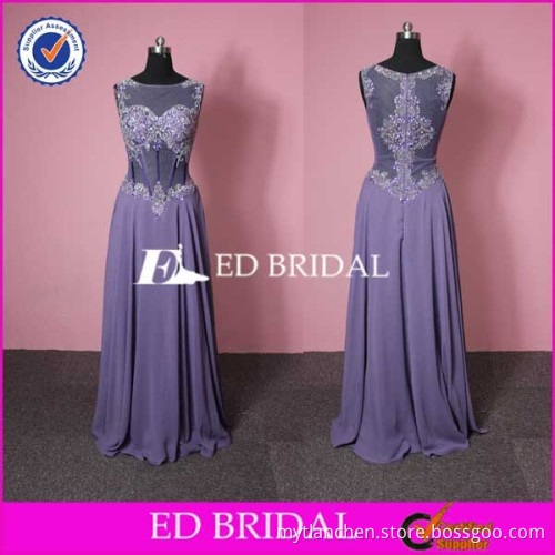 JA010 Fat See Through Top Beading Floor Length Big Ass In Evening Dress Photos